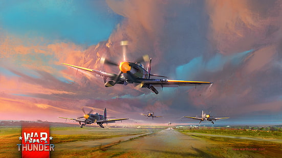 War Thunder, samolot, Gaijin Entertainment, gry wideo, Tapety HD HD wallpaper