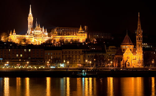 град, Будапеща, Унгария, HD тапет HD wallpaper