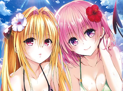 Anime, To Love-Ru, Goldene Dunkelheit, Momo Velia Deviluke, HD-Hintergrundbild HD wallpaper