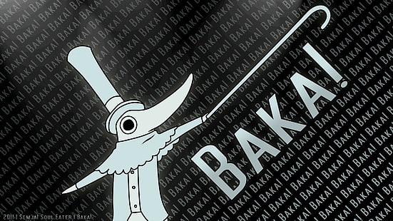 Logotipo do pássaro Baka, Soul Eater, Excalibur, anime, HD papel de parede HD wallpaper