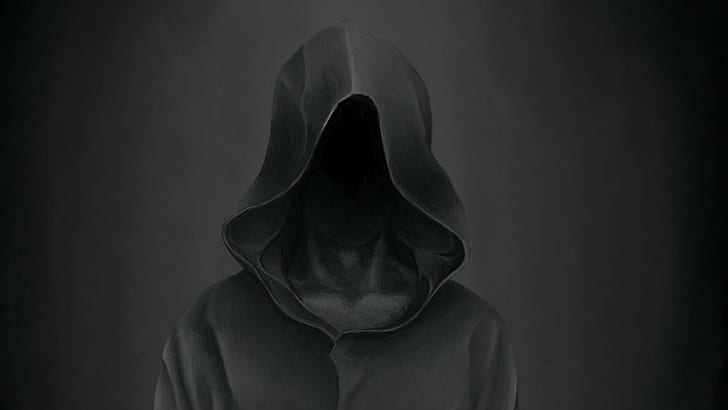 dark, darkness, fantasy, ghost, hoodie, horror, HD wallpaper