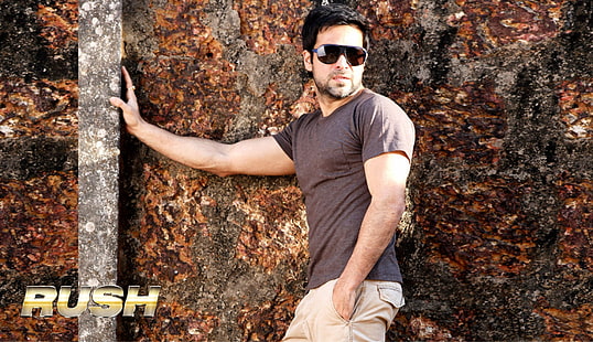Dashing Emraan Hashmi In Rush Movies, коричневая мужская рубашка с круглым вырезом, фильмы, фильмы Болливуда, Болливуд, 2012, HD обои HD wallpaper