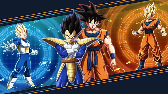 Dragon Ball, Dragon Ball FighterZ, Goku, Vegeta (Dragon Ball), Tapety HD HD wallpaper