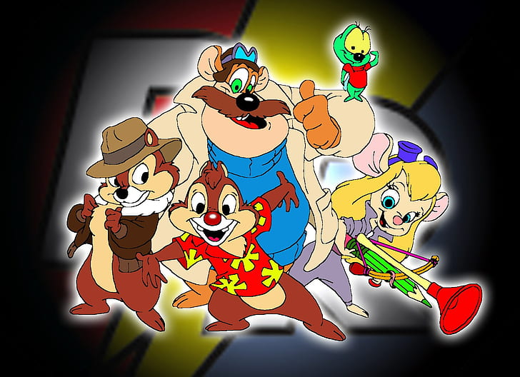 chip and dale, HD wallpaper