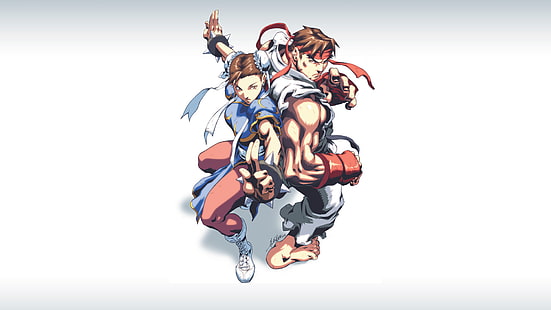 Chun-Li Street Fighter Ryu HD, уличный боец ​​чунь-ли и рю, видеоигры, улица, боец, рю, ли, чунь, HD обои HD wallpaper