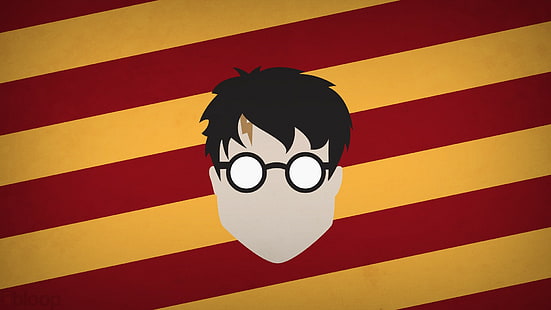 Harry Potter, Blo0p, mago, héroe, rayas, Fondo de pantalla HD HD wallpaper