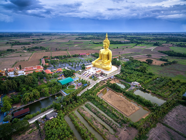 Bouddha, Thaïlande, Fond d'écran HD