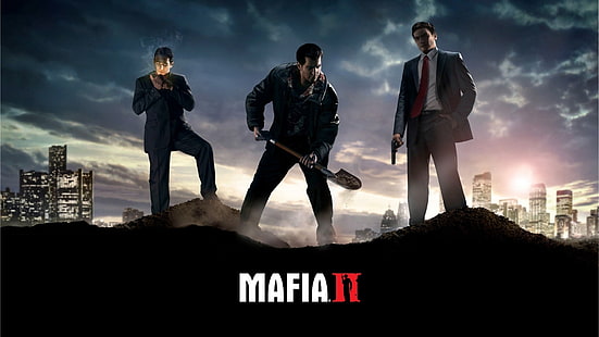 Papel de parede Mafia II, mafia 2, pá, chão, cidade, HD papel de parede HD wallpaper