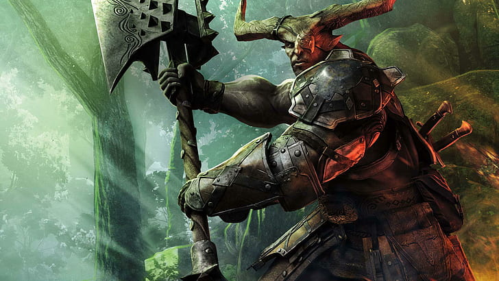 The Iron Bull Dragon Age: Inquisition, games, dragon age, dragon age: inquisition, HD wallpaper