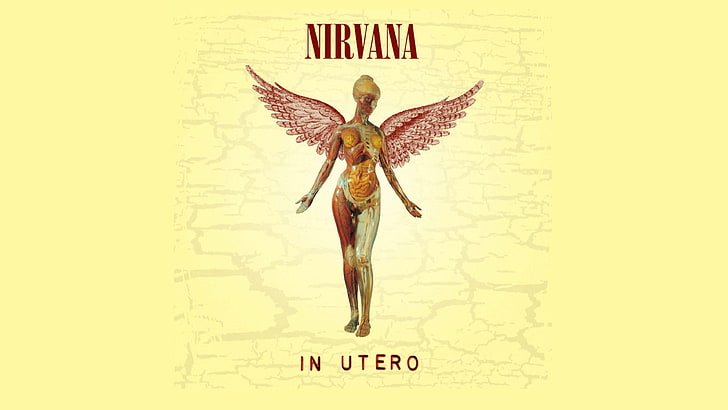 album nirvana mencakup musik cover art, Wallpaper HD