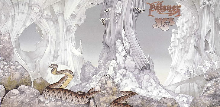 música serpientes caballos clásicos roger dean portadas de álbumes montando 1974 portada retransmisor de los 70 Animales Caballos HD Arte, Música, serpientes, Fondo de pantalla HD