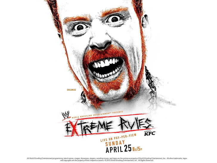 Wwe, Extreme rules, avril 2015, Fond d'écran HD