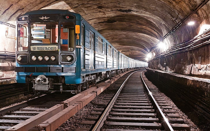 U-Bahn, U-Bahn, Zug, HD-Hintergrundbild