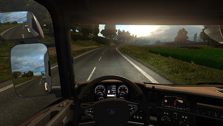 Euro Truck Simulator 2, Truck, Scania, HD тапет