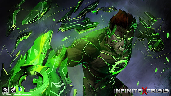 Green Lantern DC Green HD, dibujos animados / cómic, verde, cc, linterna, Fondo de pantalla HD HD wallpaper