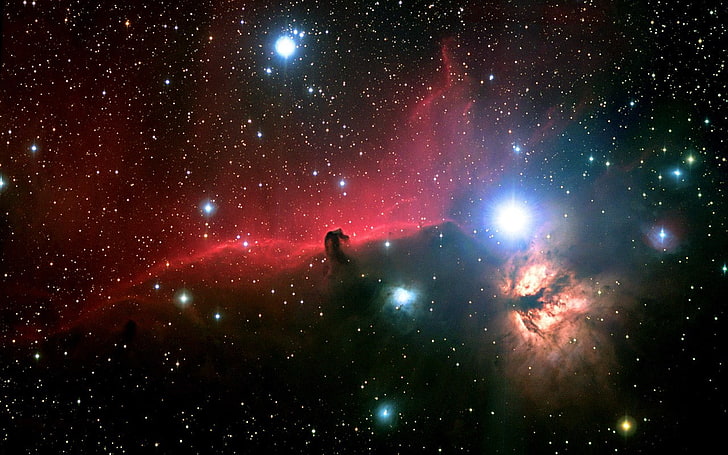 Nebulosa cabeza de caballo, nebulosa, espacio, estrellas, Fondo de pantalla HD