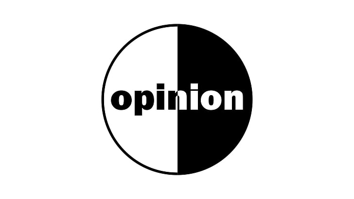 illustrazione di opinione in bianco e nero, minimalismo, nero, bianco, cerchio, Sfondo HD