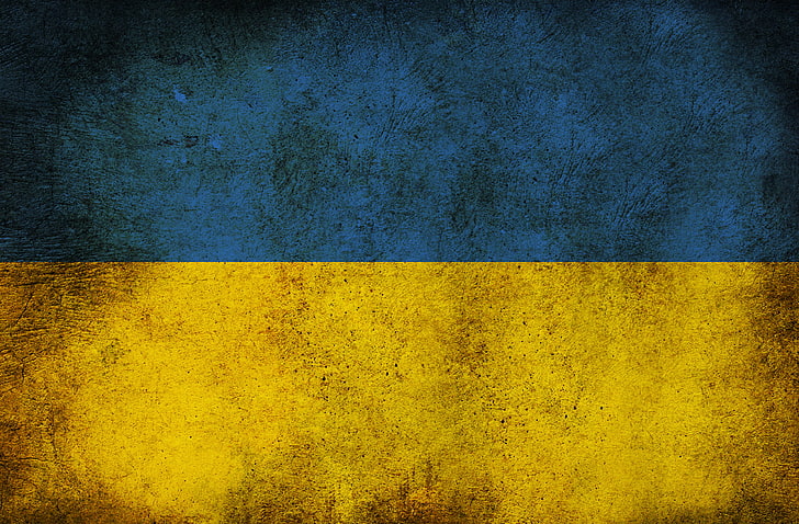 깃발, 흙, 우크라이나, HD 배경 화면