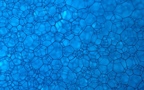 ภาพประกอบโมเลกุลสีน้ำเงินพื้นหลังรูปแบบเส้นรูปร่างพื้นผิว, วอลล์เปเปอร์ HD HD wallpaper