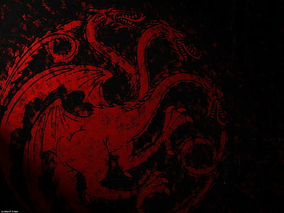 Gra o tron ​​House Targaryen sigils, Tapety HD HD wallpaper