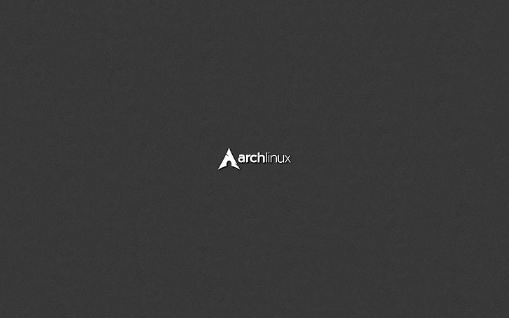 Archlinux, gris, Fondo de pantalla HD