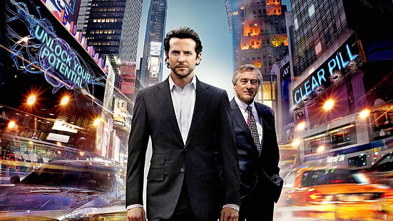 Film, Sans limites, Bradley Cooper, Robert De Niro, Fond d'écran HD HD wallpaper