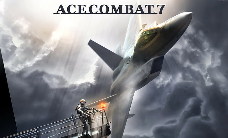 Plakat, 5 km, E3 2017, Ace Combat 7, HD-Hintergrundbild