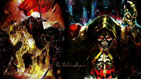 Anime, Overlord, Ainz Ooal Kleid, Overlord (Anime), HD-Hintergrundbild HD wallpaper