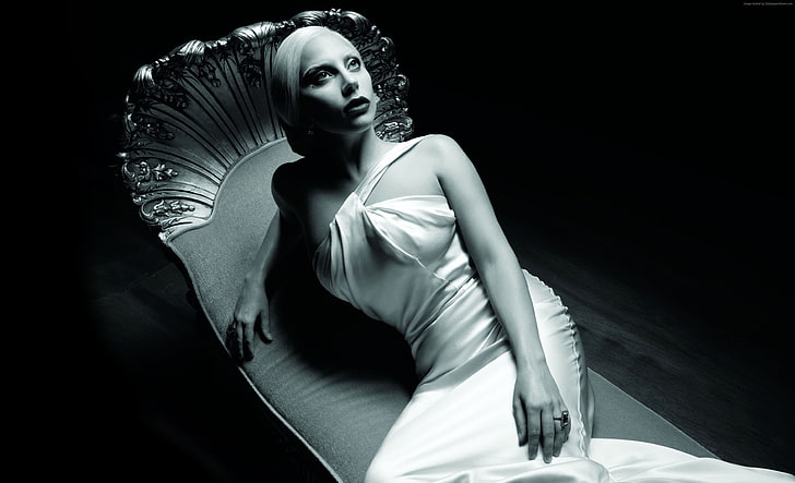 Célébrités les plus populaires, Lady Gaga, histoire d'horreur américaine, Fond d'écran HD