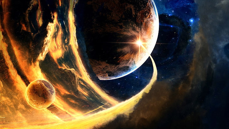 Sonnensystem Wallpaper, Weltraum, Planet, HD-Hintergrundbild