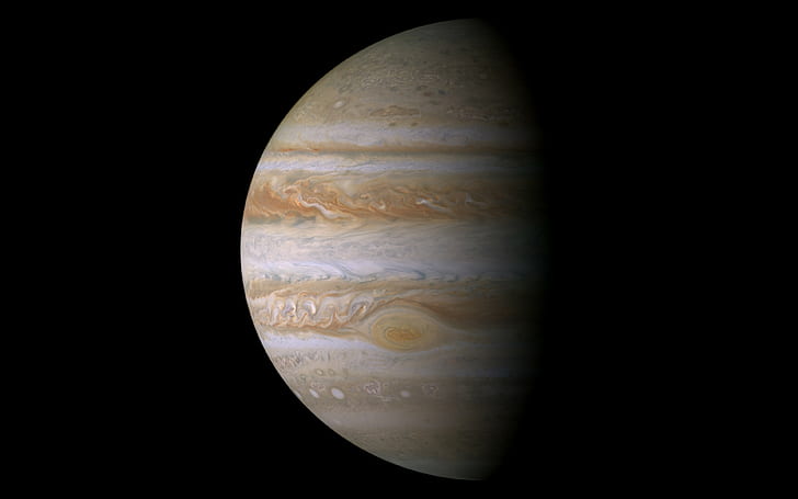 Jupiter, planet, Tata Surya, luar angkasa, Wallpaper HD