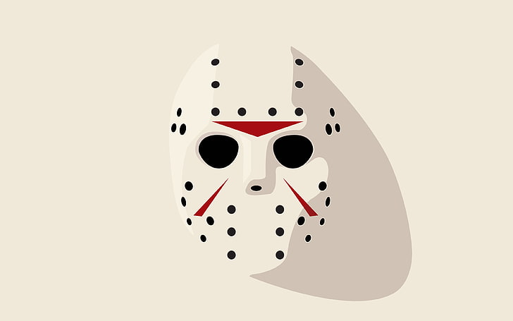 Jason Vorhees mask, jason, friday 13th, hockey mask, HD wallpaper