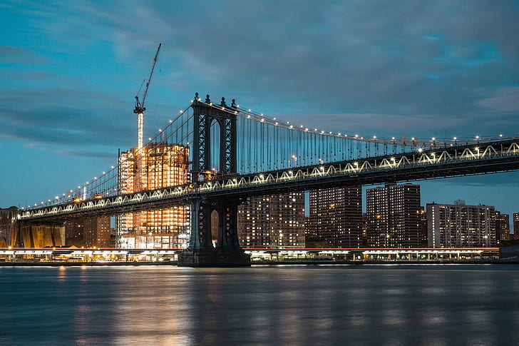Мост под голубым небом, Манхэттен, Манхэттен, Магия, голубое небо, Парк Бруклинского моста, Ист-Ривер, Эмпайр Стейт, Манхэттенский мост, Нью-Йорк, Нью-Йорк, Нью-Йорк, Нью-Йорк, T10, архитектура, мост, здания, облака,fujifilm, длинная выдержка, ночь, река, небо, городские, вода, Манхэттен - Нью-Йорк, городской горизонт, городской пейзаж, США, Бруклин - Нью-Йорк, известное место, город, городской пейзаж, Бруклинский мост, мост - Рукотворное сооружение,небоскреб, центр города, нижний Манхэттен, штат Нью-Йорк, HD обои