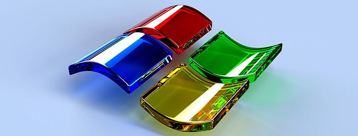 Logo in vetro di Windows, Prodotti, Microsoft, Logo, Windows, Sfondo HD