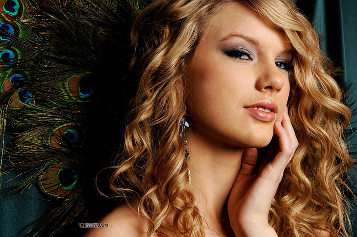 Taylor Swift, mujer, cantante, mirando al espectador, rubia, Fondo de pantalla HD