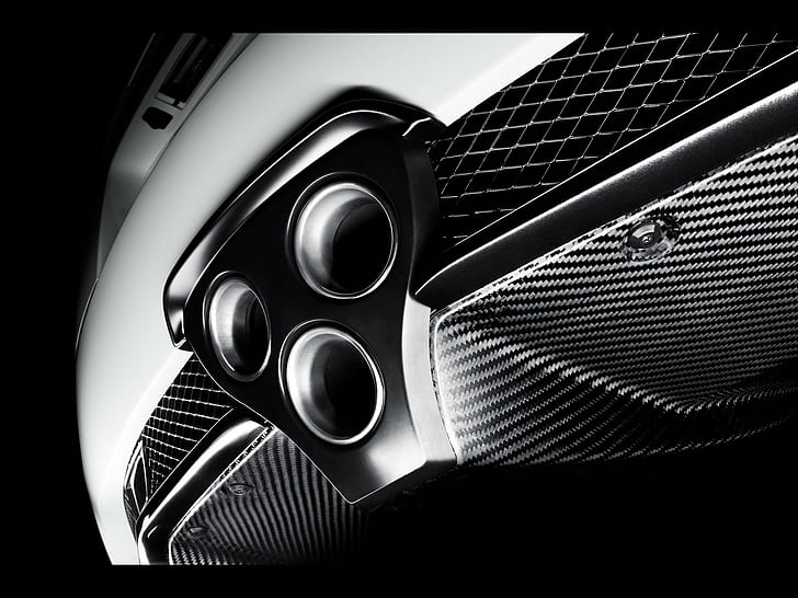 Lexus LFA BW Exhaust Carbon Fiber HD, cars, bw, carbon, fiber, lexus, lfa, exhaust, HD wallpaper