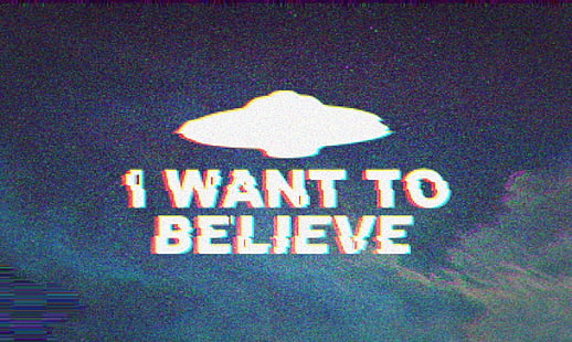 I Want to Believe poster, The X-Files, alieni, universo, tipografia, vintage, Sfondo HD HD wallpaper