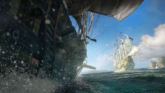 pirates, Skull and Bones, Ubisoft, jeux vidéo, Fond d'écran HD HD wallpaper