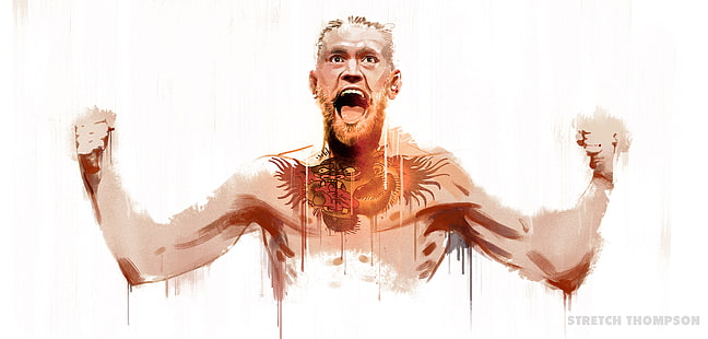 كونور مكجريجور قصاصة فنية ، UFC ، كونور مكجريجور، خلفية HD HD wallpaper