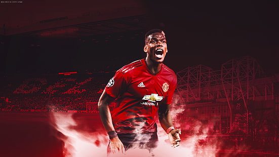  Soccer, Paul Pogba, French, Manchester United F.C., HD wallpaper HD wallpaper