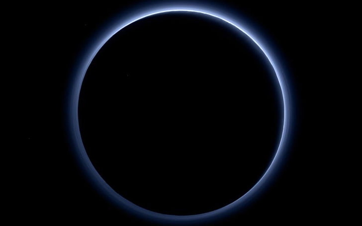 Plutos leuchtende Halo-Digital Space HD Wallpaper, HD-Hintergrundbild