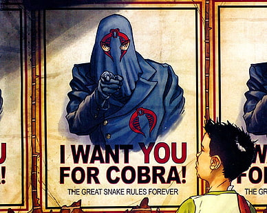 Quadrinhos, G.I.Joe, comandante da cobra, HD papel de parede HD wallpaper