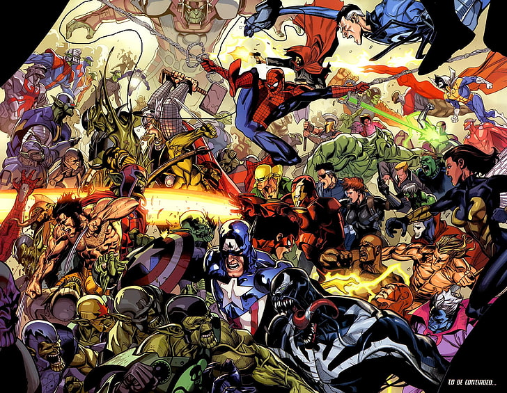 Avengers poster, Marvel Comics, HD wallpaper
