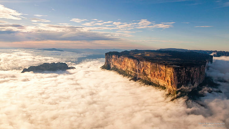 Landscape, mist, Mount Roraima, Venezuela, HD wallpaper | Wallpaperbetter