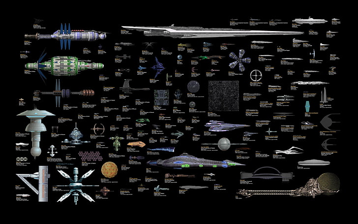 piezas metálicas de herramientas, Star Trek, Star Wars, Babylon 5, Space: Above and Beyond, Battlestar Galactica, Firefly, Farscape, Lexx, Stargate, ciencia ficción, Fondo de pantalla HD