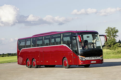 2014, autobus, h d, semi, setra, traktor, transport, Tapety HD HD wallpaper