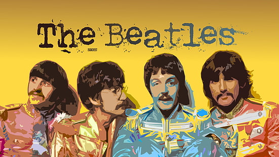 Band (musik), The Beatles, Artistic, George Harrison, John Lennon, Music, Paul Mccartney, Ringo Starr, Rock (Music), HD tapet HD wallpaper