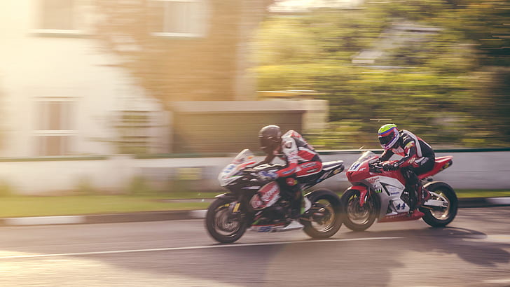 Sportbike Motion Blur HD, spor, bulanıklık, hareket, spor, HD masaüstü duvar kağıdı