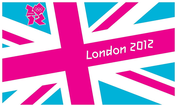 flag, Olympic Games, London, digital art, HD wallpaper