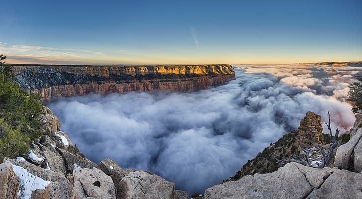 inversion, Grand Canyon National Park, Arizona, photography, HD wallpaper